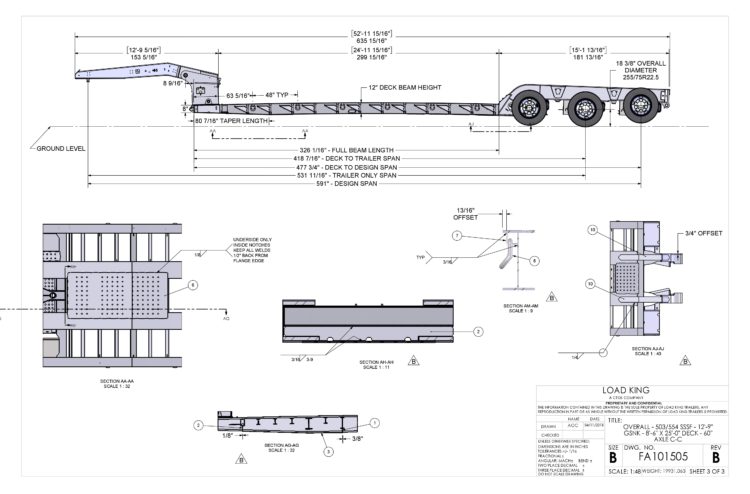 GALLERY - NEW 2021 LOAD KING SIGNATURE 55F LDH LOWBOY - Darling Sons Intl