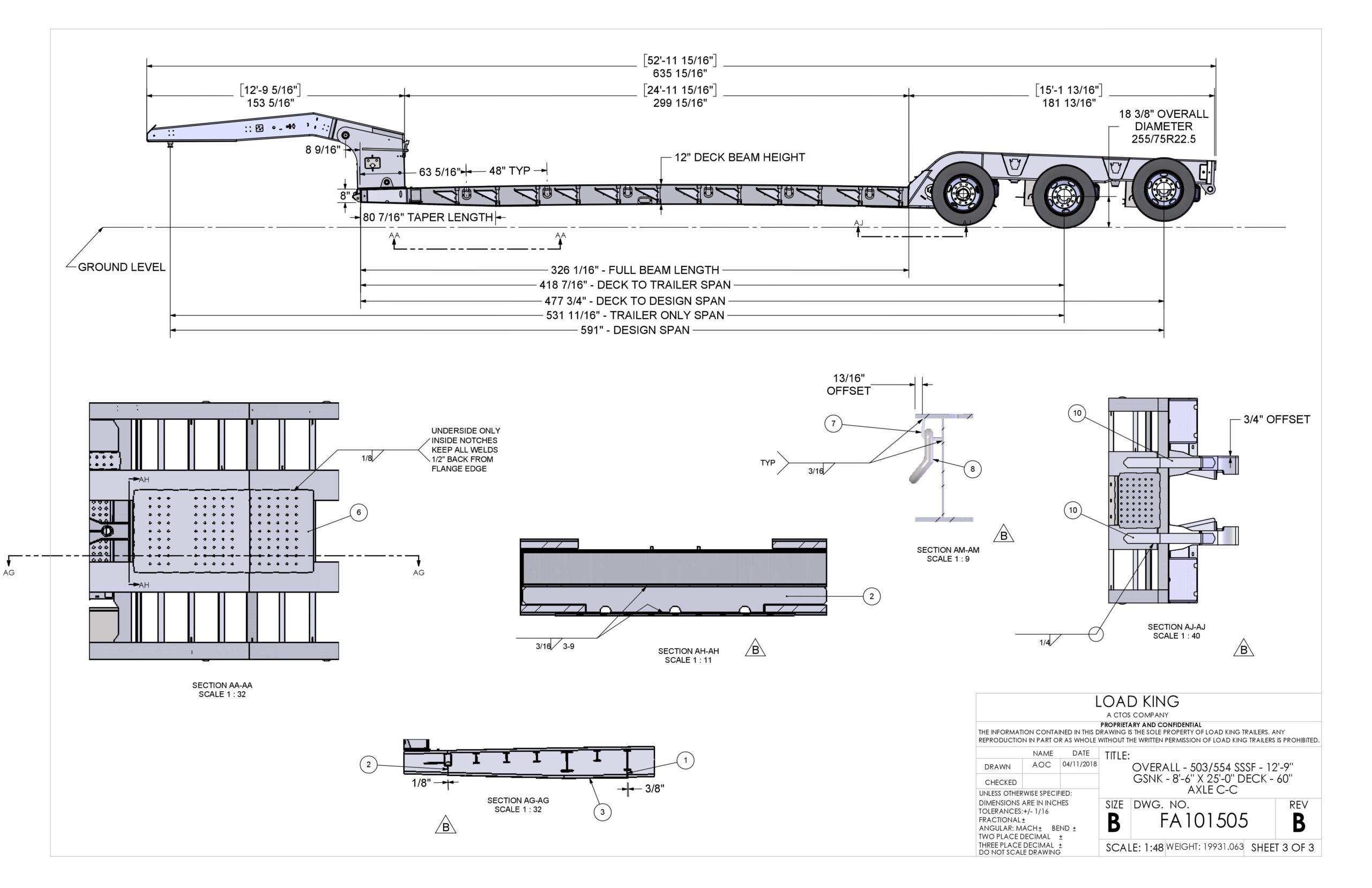 Load King Trailer Parts Manual